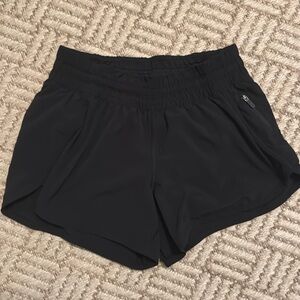 Lululemon Black Tracker Shorts Size 8